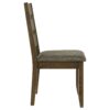 Dining Chair With Ladder Back Design (Set of 2) - Brown - Image 6