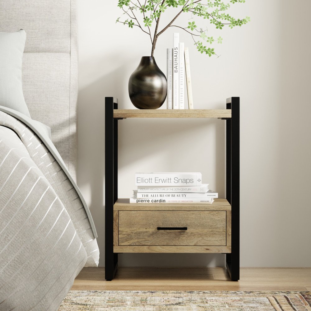 Riverside - Bedside Table - Natural - Image 13