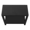 Accent Side Table, Narrow, Small, 2 Tier, Contemporary & Modern - Black - Image 5