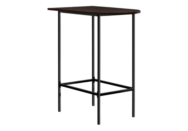 Home Bar Table With Bar Height, Small Rectangular For Kitchen - Espresso
