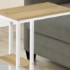 Accent Table, C - Shaped, Contemporary & Modern - Natural - Image 8