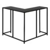 Corner Accent Console Table For Entryway, Contemporary & Modern - Black - Image 3