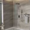 Dual Shower Head System With 10" Wall Mounted Square Shower & Rough In Valve - Oil-Rubbed Bronze - Image 4