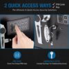 0 72 Cu Ft Keypad Depository Safe - Black - Image 13