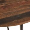 Renu - Round Bar Table With Industrial Charm - Light Brown - Image 5
