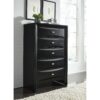 Lucille - Chest With Spacious Drawers - Black - Image 6