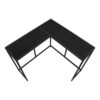 Corner Accent Console Table For Entryway, Contemporary & Modern - Black - Image 5