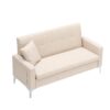 Multi-Functional Storage Comfortable Double Sofa, Suitable For Living Room, Apartment, Home Office - Beige - Image 8