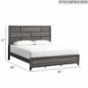 Glasgow - King Bed Frame With Storage - Gray - Image 3