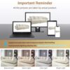 Plush Corduroy 4 Seat Sofa, Modern Comfy Upholstered Sofa Cloud Couch, Deep Seat Couches With Soft Pillows, Convertible Deep Seat Sofa Lounge Chair For Living Room - Beige - Image 19