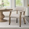 Monroe - Dining And Game Chair - Beige - Image 2