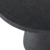 Round Dining Table With Pedestal Base - Black - Image 6