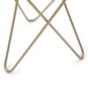 Gabon - Accent Table - White / Gold - Image 7