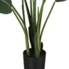 60" Tall, Artificial Plant, Bird Of Paradise Tree, Indoor, Faux, Fake, Floor, Greenery, Potted, Decorative - Green / Black - Image 2