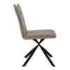 Dining Chair, Side, Upholstered For Dining Room, Contemporary & Modern (Set of 2) - Taupe - Image 5