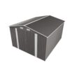 Large Metal Garden Shed With Double Door And Windows Waterproof Tool Shed - Gray - Image 14