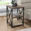Accent Table, Side Contemporary & Modern - Taupe - Image 11