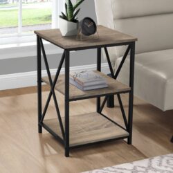 Accent Table, Side Contemporary & Modern - Taupe