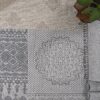 Guros - 2' X 8' Geometric Indoor / Outdoor Area Rug - White - Image 6