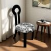 Key Design, Dining Chairs (Set of 2) - White / Black - Image 11