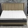 10" Full Size Hybrid Pillow Top Mattress A Box With Breathable And Hypoallergenic Design, Medium Firm For Lumbar Support - White / Gray - Image 4