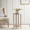 Bedford - Round Accent Table - Reclaimed Wheat - Image 2