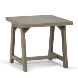 Sawhorse - End Table - Distressed Gray