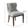 Hutton - Dining Side Chair (Set of 2) - Gray - Image 3