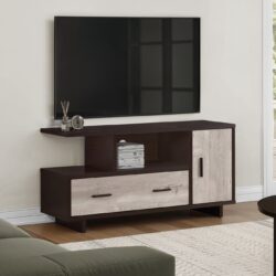 TV Stand, Console, Media Entertainment Center, Storage Cabinet, Drawers, Contemporary & Modern - Espresso