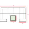 4 Person Patio Seating Set With Cushions, All Weather - Gray - Image 3