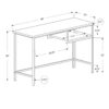 Computer Desk For Home Office, Laptop, Contemporary & Versatile Placement - Taupe - Image 5