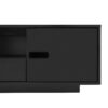 Modern High Glossy Rectangle Coffee Table, Accent Furniture With 16 Color LED Lights For Living Room - Black - Image 11