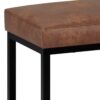 Reynolds - Small Bench - Distressed Saddle Brown - Image 3