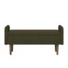 Teddy Velvet Storage Stool With Ample Storage Space Rubber Wood And Sponge - Green - Image 10