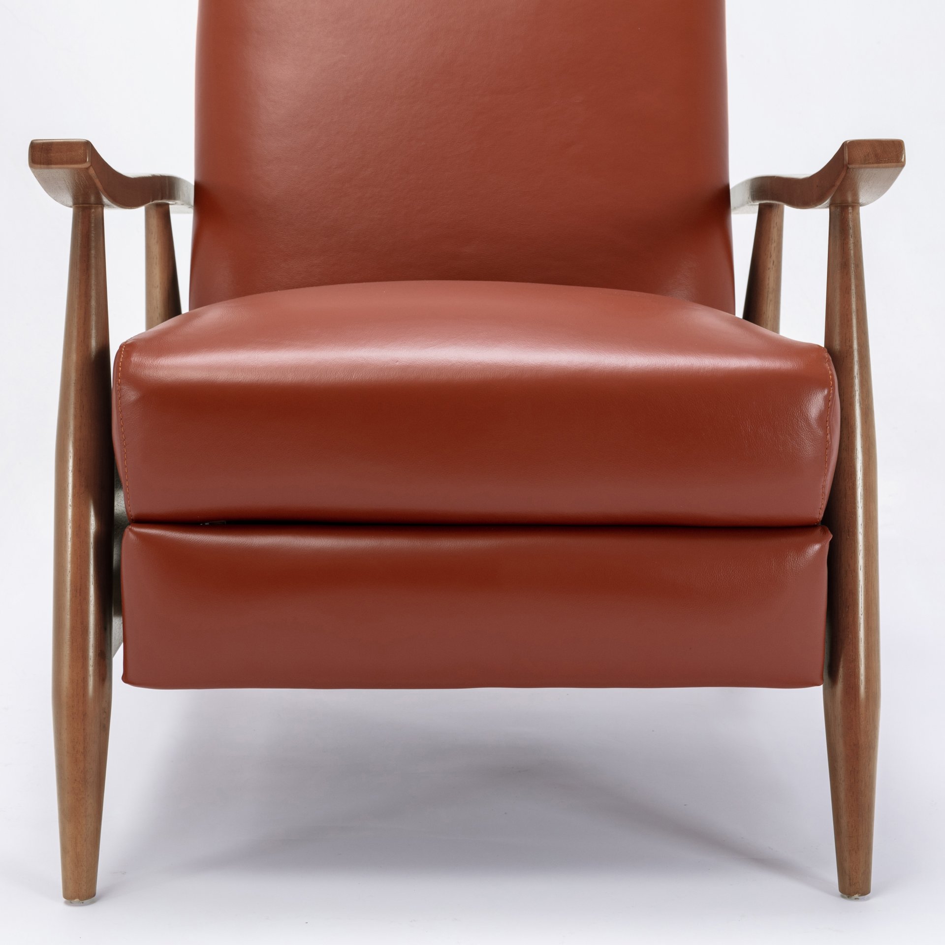Fremont - Arm Push Back Recliner - Caramel - Image 4