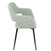Margarite - Contemporary Dining / Chair (Set of 2) - Black / Light Green - Image 3