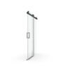Frameless Soft Closing Shower Door, 1 / 4" (6Mm) Tempered Glass Single Sliding With Explosion Proof Coating - Matte Black - Image 9