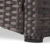 St Marta - Single Sofa Outdoor Relaxation Seat Rattan Waterproof Fabric - Gray - Image 12