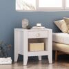 Cleary - Contemporary Wood Nightstand With Drawer - White - Image 4