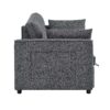 Sienna - Tufted Convertible Sleeper Sofa With Chaise - Gray - Image 7