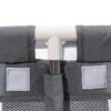 Fabric Baby Playpen, Baby Fence Play Area With Anti Slip Base - Gray - Image 5