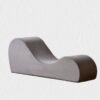 Solace - Chaise Lounge Chair Relaxation, Ergonomic Design With Soft Yet Firm High Density Foam Core, Removable Machinewashable Cover - Gray - Image 4