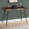 Computer Desk For Home Office, Laptop, Storage Shelves, Versatile Placement - Brown - Image 9
