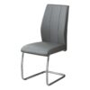 Dining Chair, Side Upholstered, Contemporary & Modern (Set of 2) - Gray - Image 6