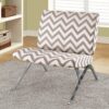 Accent Chair, Armless, Living Room, Bedroom, Contemporary, Modern - Taupe - Image 3