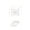 Monica - Queen Bed With Dark And Slat Headboard - Dark Oak - Image 9