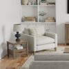 Lev - End Table With Bottom Drawer - Smoky Brown - Image 10