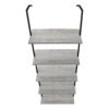 Bookshelf, Bookcase, Etagere, Ladder, 5 Tier, For Office, Contemporary & Modern - Gray - Image 5