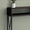 Accent Console Table For Entryway, Modern - Espresso - Image 8