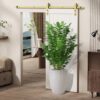 Ceramic Flowerpot, Planter For Patio & Garden Or Windowsill - Milk White - Image 4